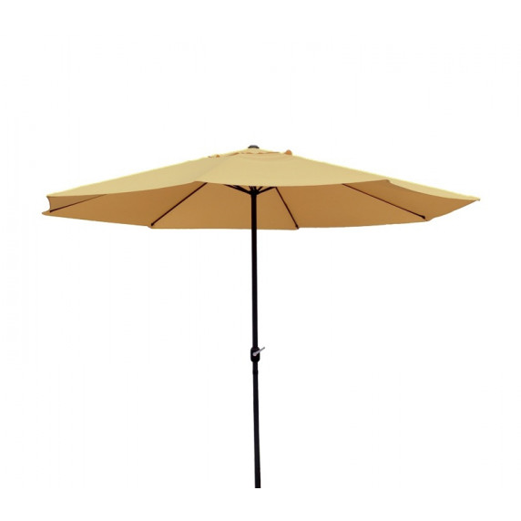 Umbrelă soare - 400 cm - maro - AGA Classic