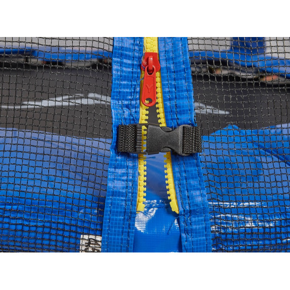 Trambulină 250 cm cu plasă de protecție externă  - albastru - AGA SPORT TOP
