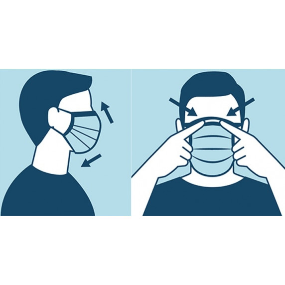 50 buc mască protecție unică folosință Pharma Activ