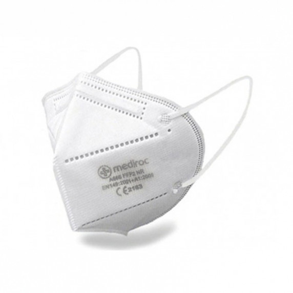 20 buc mască FFP2, cu filtru de protecție KN95, bandă elastică Mediroc
