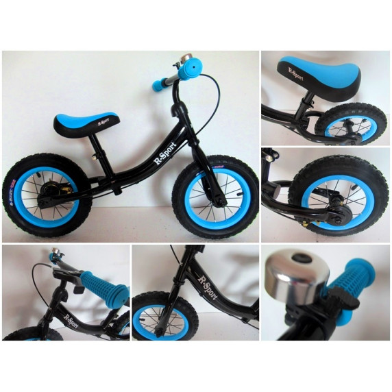 Bicicletă fără pedale - R-Sport R3 - negru/albastru