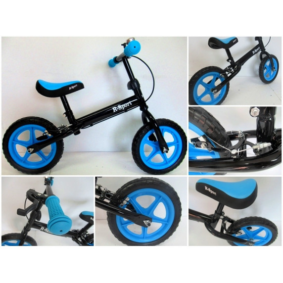 Bicicletă fără pedale - R-Sport R4 - negru/albastru