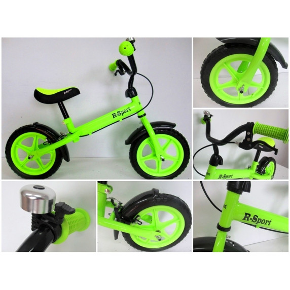 Bicicletă fără pedale - R-Sport R9 - verde deschis