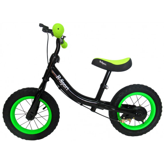 Bicicletă fără pedale - R-Sport R3 - negru/verde deschis