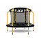Trambulină cu plasă de protecție interioară - 150 cm - negru/galben - MR1150 Aga