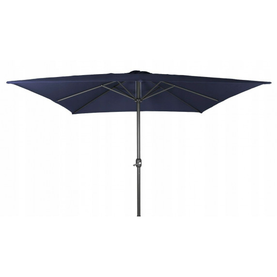 Umbrelă soare, model pătrat - albastru închis- 250 cm - LINDER EXCLUSIV