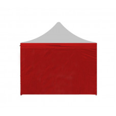 Perete lateral pavilion - 3 x 4,5 m - roșu - AGA Preview