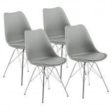Set scaune - 4 bucăți - gri - AGA MR2040G  Preview