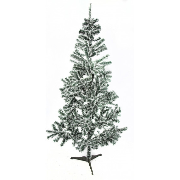 Brad artificial de Crăciun, înzăpezit, 180 cm, cu suport, AGA 837T