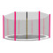Plasă de siguranță pentru trambulină cu diametrul de 366 cm pe 8 stâlpi - roz - Aga