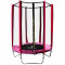 Trambulină 150 cm cu plasă de protecție externă - roz - AGA SPORT TOP