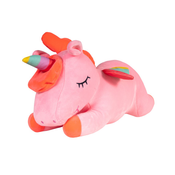 Pernă din pluș - unicorn - 50 cm Aga4Kids MR8155PINK - roz
