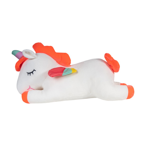 Pernă din pluș - unicorn - 50 cm Aga4Kids MR8155WHITE - alb