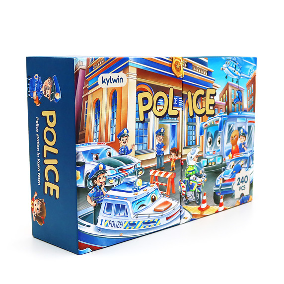 Puzzle pentru copii - Police 240 piese - Aga4Kids MR1467