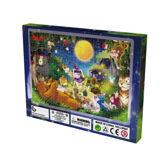 Puzzle pentru copii - Animale din pădure,  216 piese - Aga4Kids MR1463