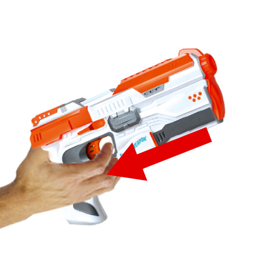 Pistol de jucărie cu cartușe de spumă - Aga4Kids MR1427