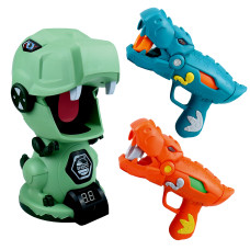 Pistol de jucărie cu ​​bile din spumă + țintă în formă de dinozaur - Aga4Kids MR1431 Preview