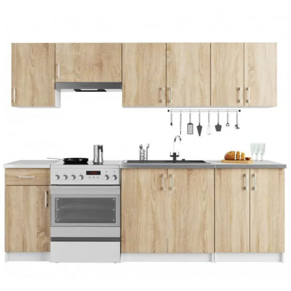 Set mobilă de bucătărie - LIMA - 240 cm