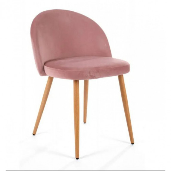 Set scaune stil scandinav - 4 bucăți - roz