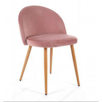 Set scaune stil scandinav - 4 bucăți - roz 