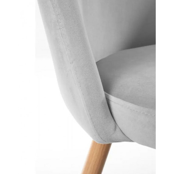 Set scaune stil scandinav - 4 bucăți - gri