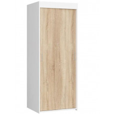 Șifonier cu uși glisante - 70 cm - alb/stejar sonoma Preview