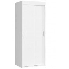 Șifonier cu uși glisante - 70 cm - alb Preview