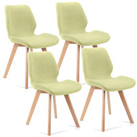 Set scaune - 4 bucăți - verde 