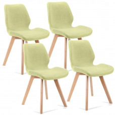 Set scaune - 4 bucăți - verde Preview