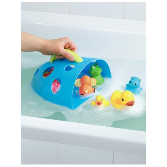 Suport din plastic pentru jucării de baie - Akuku - gri