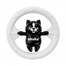 Jucărie bebe cu zornăitoare - AKUKU - ursuleț - alb/negru Preview