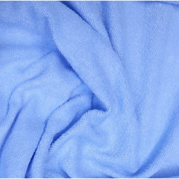 Cearșaf din frotir cu elastic - 120x60 cm - albastru deschis