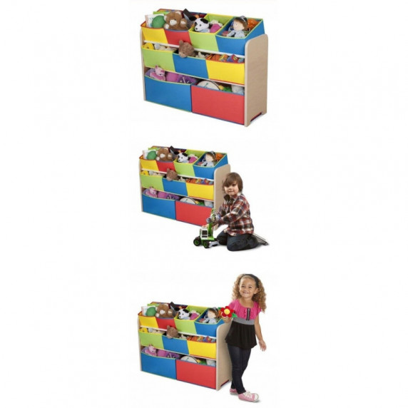 Raft pentru depozitare jucării - multicolor