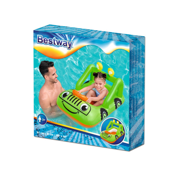 Mașină gonflabilă pentru copii - 92x61 cm - BESTWAY 34169 - verde