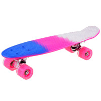Skateboard - 55x14,5 cm - Inlea4Fun FISZKA - tricolor 