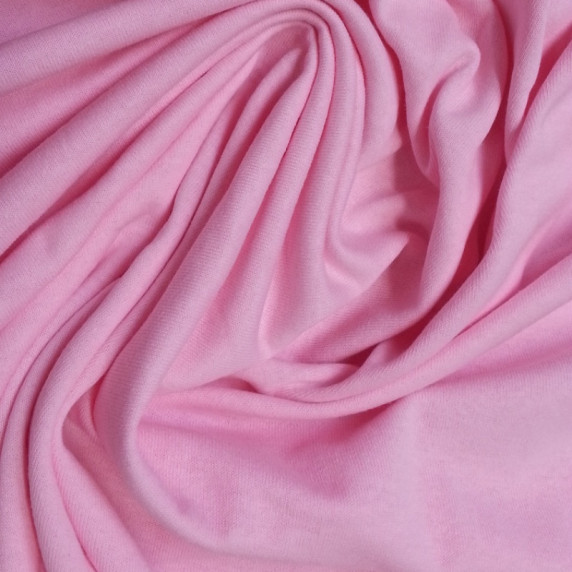 Cearșaf din bumbac cu elastic - 120x60 cm - roz