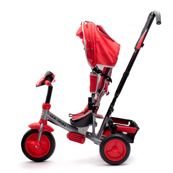 Tricicletă cu mâner - Baby Mix Lux Trike - roșu