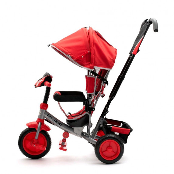 Tricicletă cu mâner - Baby Mix Lux Trike - roz