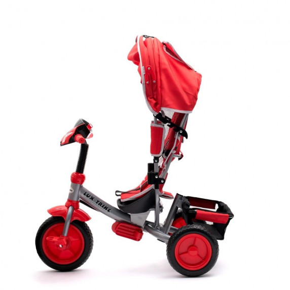 Tricicletă cu mâner - Baby Mix Lux Trike - gri închis