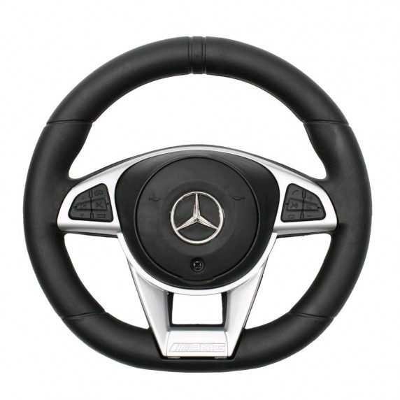 Mașină acționat cu picioarele - Mercedes Benz AMG C63 Coupe BABY MIX  - alb