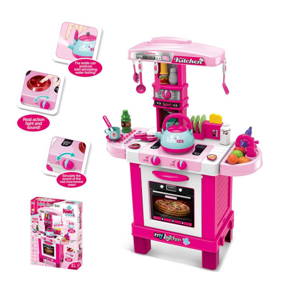 Bucatarie pentru copii - Baby Mix - roz