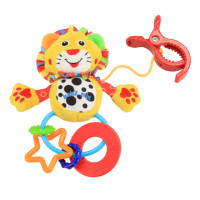 Jucărie bebe cu clemă - ghepard - BABY MIX 