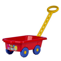 Cărucior de jucărie - roșu - 45 cm BAYO 