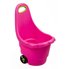 Cărucior depozitare jucării - BAYO - 60 cm - roz Preview