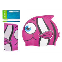 Căciulă înot pentru copii - BETSWAY 26025 Pink Fish - peștișor roz 