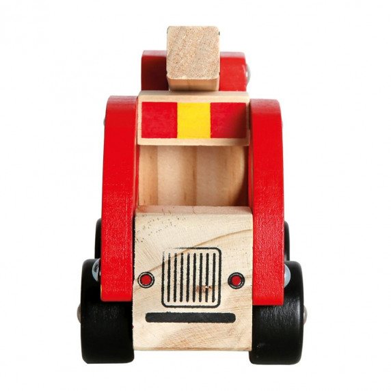 Mașină din lemn - pompieri - BINO