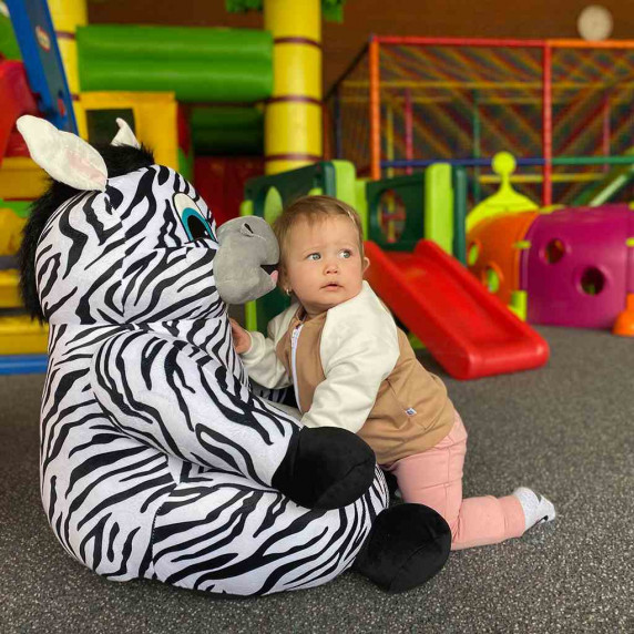 Fotoliu pentru copii - zebră - New Baby