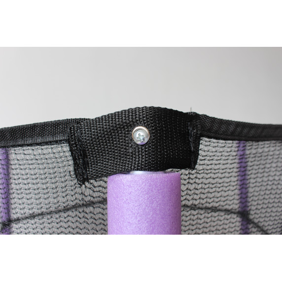Trambulină Aga MR1140-Purple pentru copii de 140 cm cu plasă de siguranță - violet