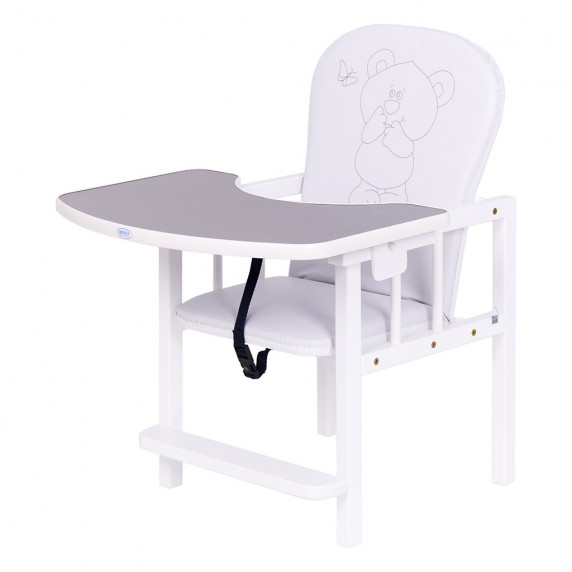 Scaun de masă bebe multifuncțional - Drewex Antonín - gri