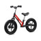 Bicicletă fără pedale - Inlea4Fun TINY BIKE -  negru/roșu